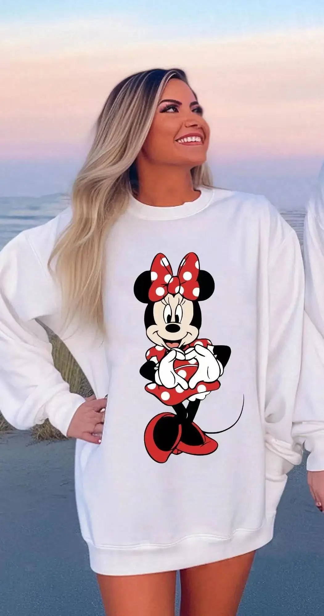 Winter  Couple outfits Mickey Mouse from Disney Mickey Mouse hoodie Parent-Child Outfit  Christmas  Long SleevePullover Sweater