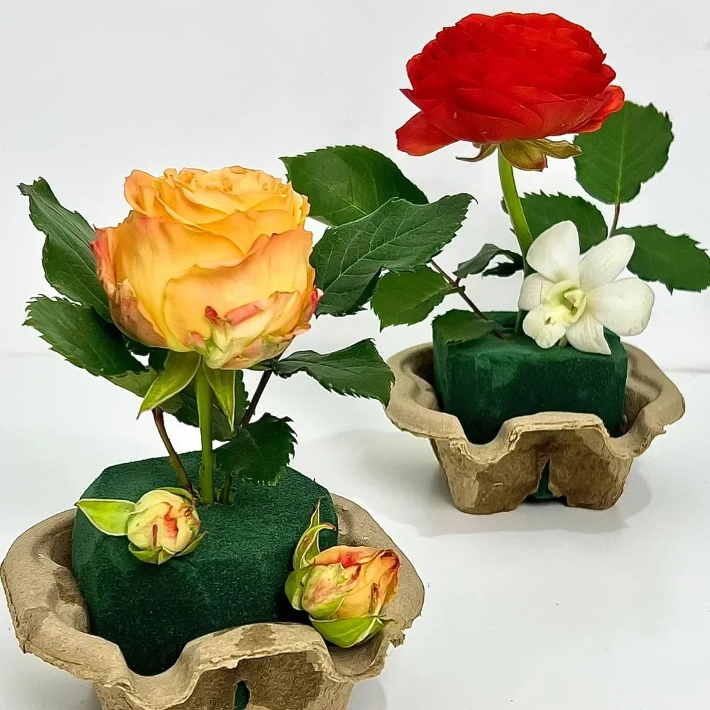 Fresh Flower Moisturizing Sponge Block Cuttable Absorbent Floral Foam Bricks Dry Wet Florist Sponge Bricks Wedding Party Decor