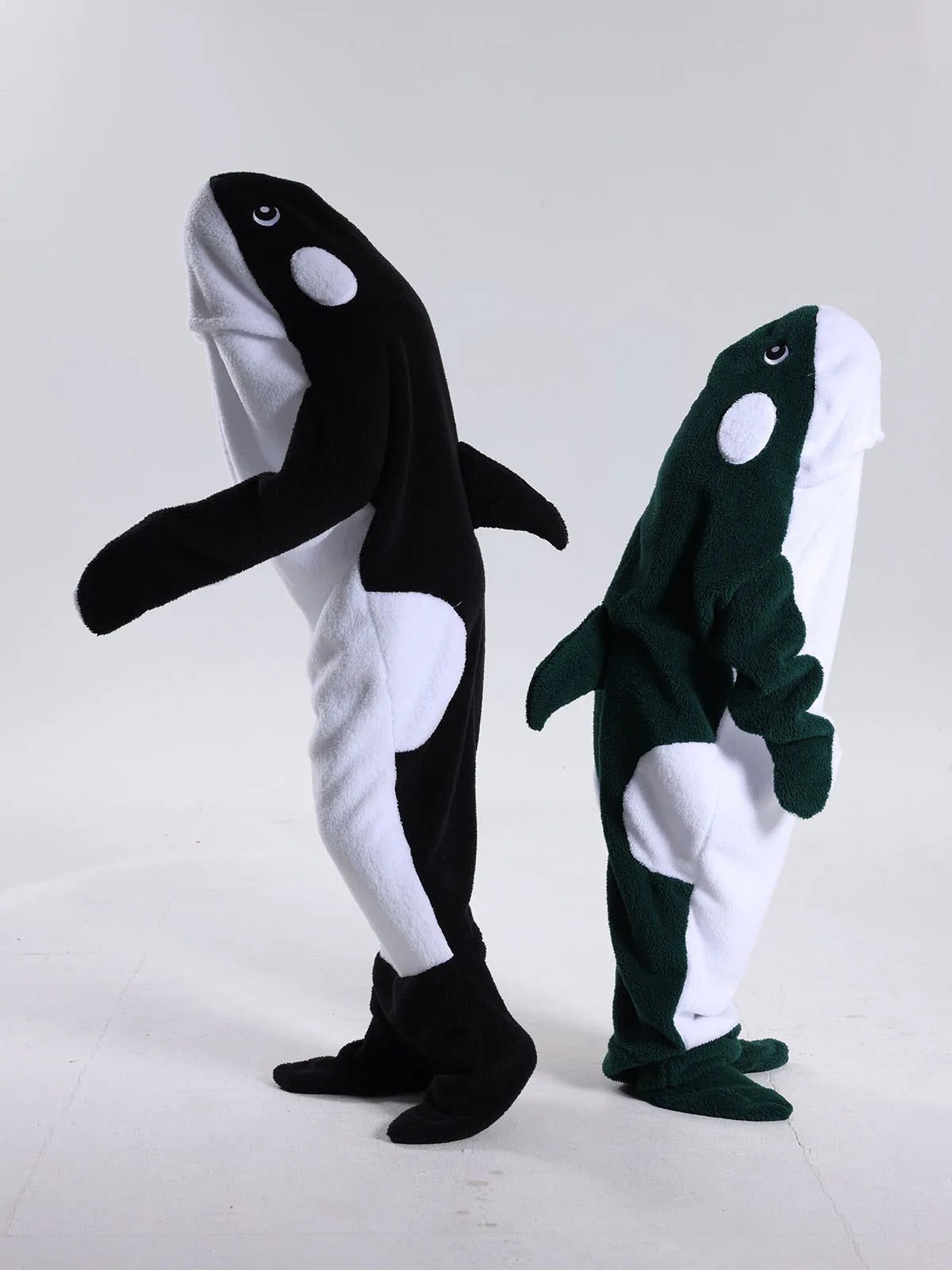 Halloween Shark Costume Kids Pajamas One Piece Hooded Jumpsuits Animal Kigurumi Footed Pajama Children's Sleepwear Kids Pyjamas