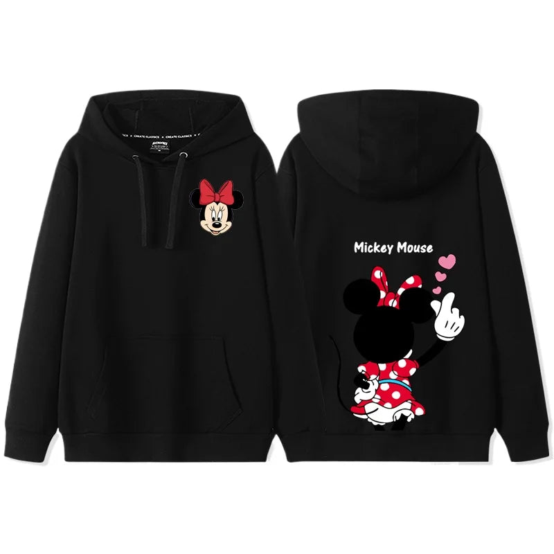 Anime Cartoon Disney Donald Duck Daisy Duck Couple Hooded Hoodie Women's Autumn/Winter Coat hoodie  sweatshirt  anime hoodie