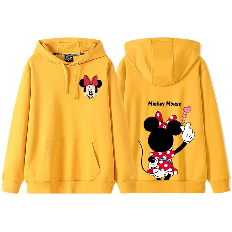 Anime Cartoon Disney Donald Duck Daisy Duck Couple Hooded Hoodie Women's Autumn/Winter Coat hoodie  sweatshirt  anime hoodie