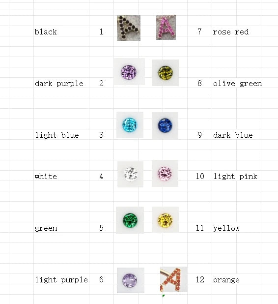 DOREMI Personalized Adjustable Women Gifts Jewelry 9mm Letter Colorful Zircon Cuff Bangle Custom Initial Name Hallow Bangle