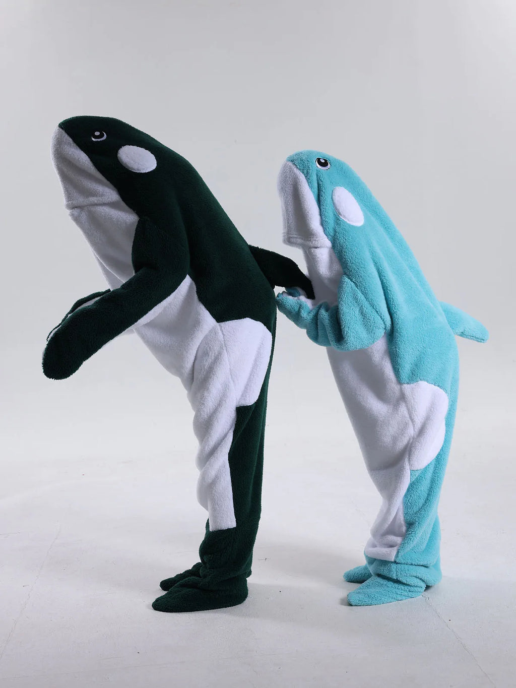 Halloween Shark Costume Kids Pajamas One Piece Hooded Jumpsuits Animal Kigurumi Footed Pajama Children's Sleepwear Kids Pyjamas