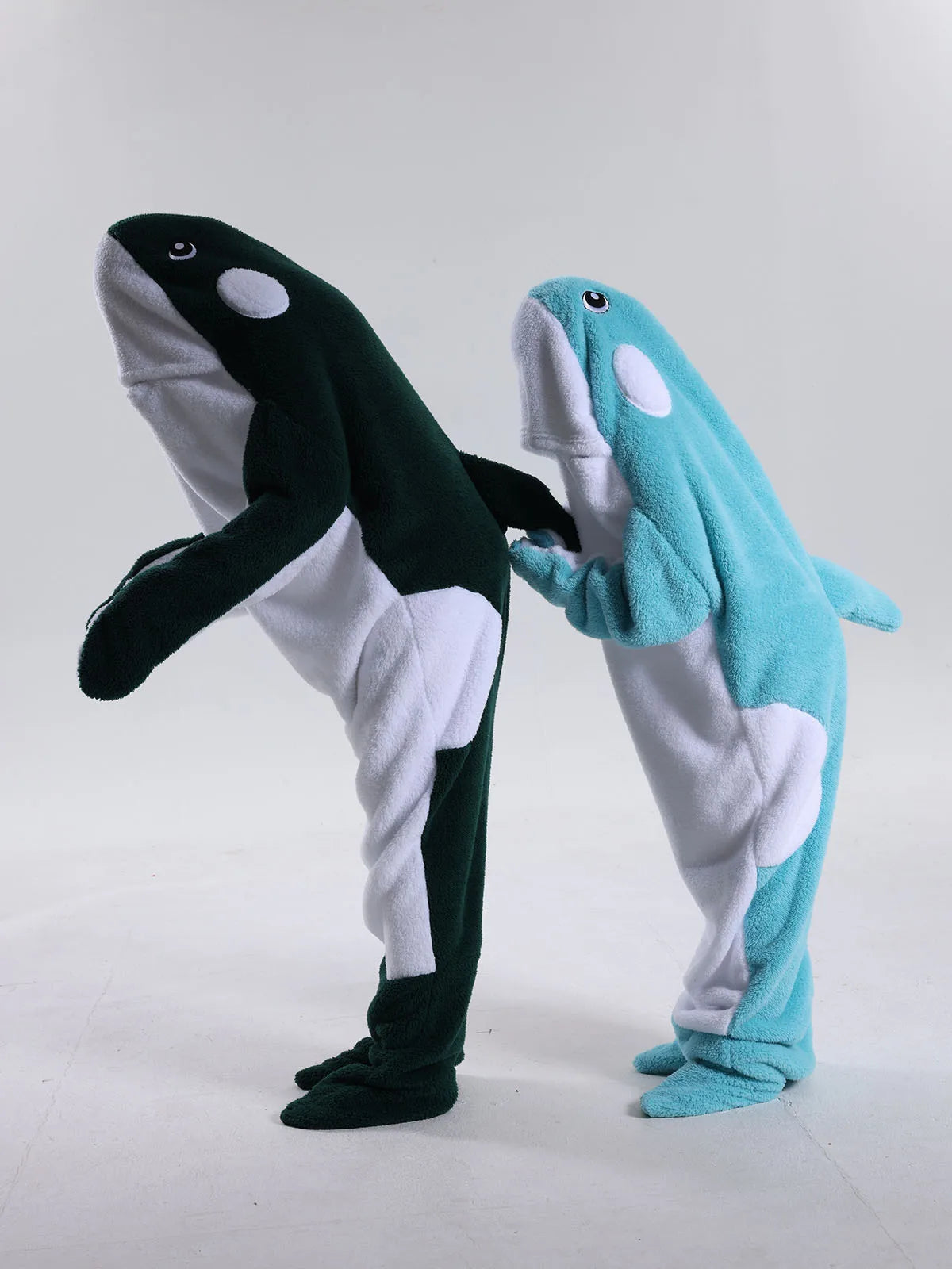Halloween Shark Costume Kids Pajamas One Piece Hooded Jumpsuits Animal Kigurumi Footed Pajama Children's Sleepwear Kids Pyjamas